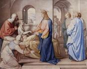 约翰 弗里德利希 奥韦尔贝克 : Christ Resurrects The Daughter Of Jairu